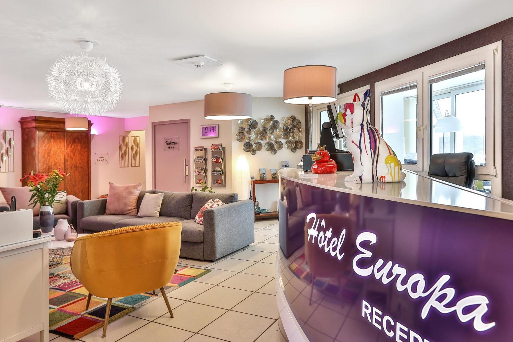 Hotel-Restaurant Logis Europa Maussac Eksteriør bilde